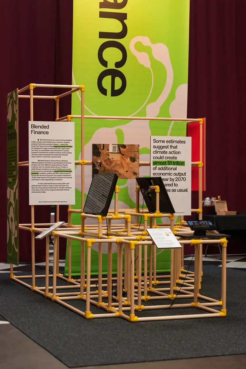 Utställningsmonter på impact week.